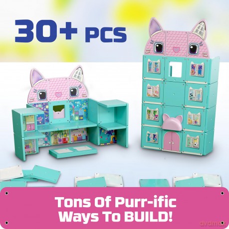 Tile Town - Gabbys Doll House Magnetic Tile playset (90343) [FIGURKA]