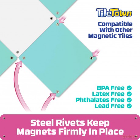 Tile Town - Gabbys Doll House Magnetic Tile playset (90343) [FIGURKA]