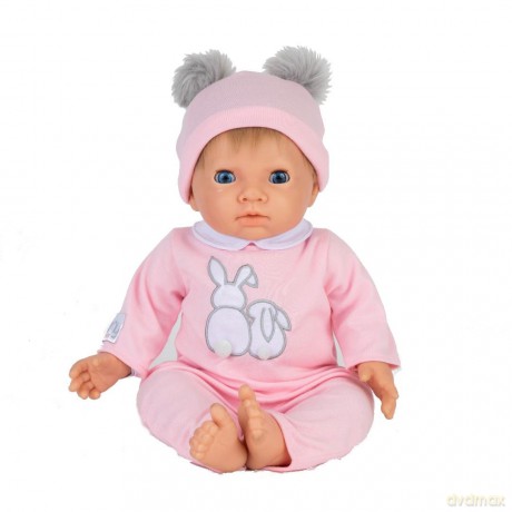 Tiny Treasures - Doll Pink Pom Pom w. Blond Hair (30168)