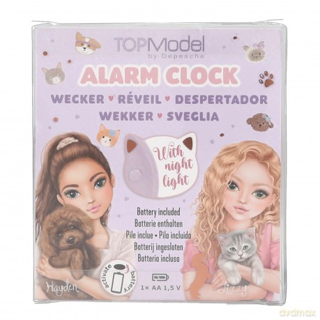 TOPModel - Alarm Clock KITTY and DOGGY - Lilac - 11 cm (413548)