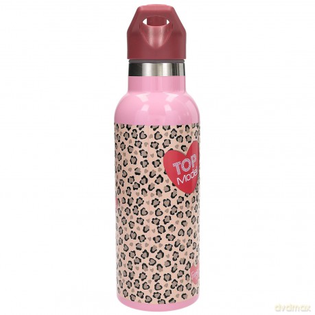 TOPModel - Drinking Bottle LEOHEART - Pink, Berry Red - 500 ml