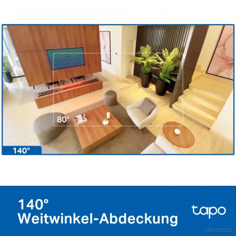 TP-Link - Tapo AI Home Security Wi-Fi Camera Tapo C125
