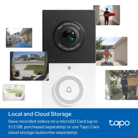 TP-Link - Tapo D210 Video Doorbell Camera