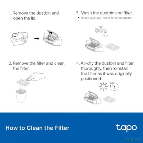 TP-link - Tapo Robot Vacuum Replacement Kit Tapo RVA105