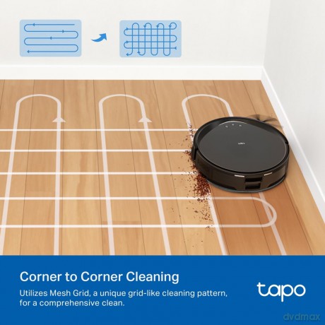 TP-Link - Tapo RV20 Max 5300Pa Suction MagSlim LiDAR Navigation Robot Vacuum and Mop