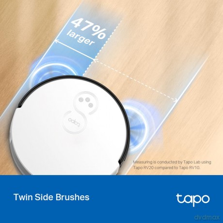 TP-Link - Tapo RV20 Mop Plus Smart Robot Vacuum and Mop Cleaner