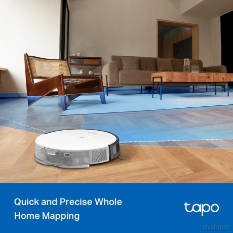 TP-Link - Tapo RV20 Mop Plus Smart Robot Vacuum and Mop Cleaner