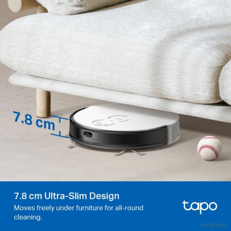 TP-Link - Tapo RV20 Mop Plus Smart Robot Vacuum and Mop Cleaner