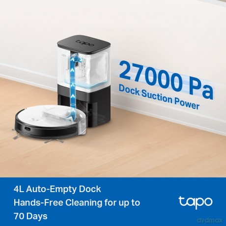 TP-Link - Tapo RV20 Mop Plus Smart Robot Vacuum and Mop Cleaner