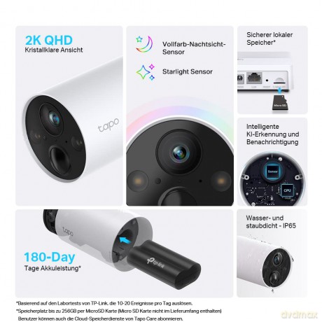 TP-Link - Tapo Smart Wire-Free Security Camera System /Tapo C420S2