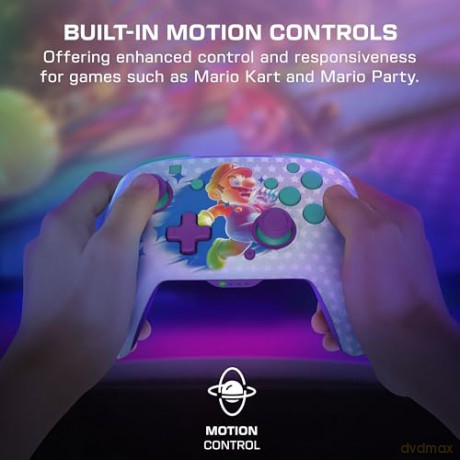 Turtle Beach- Bezprzewodowy kontroler Super Mario Invincible (świeci w ciemności) [Dla Switcha/Switcha 2]