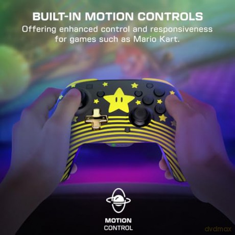 Turtle Beach: Rematch - Bezprzewodowy kontroler Super Mario Star (świeci w ciemności) [Dla Switcha/Switcha 2]