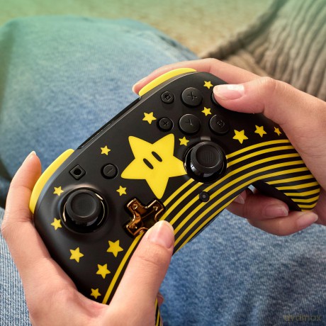 Turtle Beach: Rematch - Bezprzewodowy kontroler Super Mario Star (świeci w ciemności) [Dla Switcha/Switcha 2]