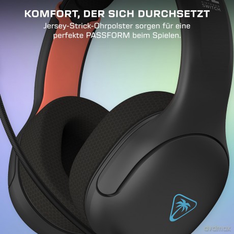 Turtle Beach Airlite Fit Headset Charcoal Black for Nintendo Switchâ˘ 2