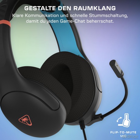 Turtle Beach Airlite Fit Headset Charcoal Black for Nintendo Switchâ˘ 2