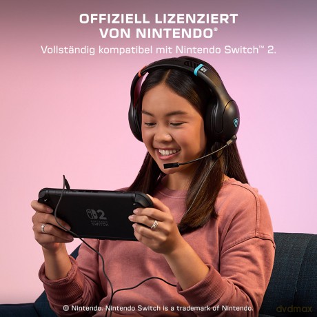 Turtle Beach Airlite Fit Headset Charcoal Black for Nintendo Switchâ˘ 2