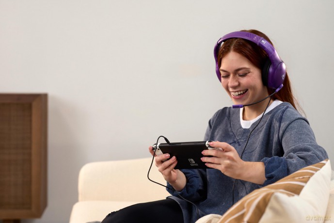 Turtle Beach Airlite Fit Headset Ghost Purple