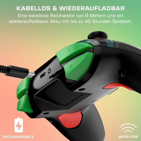 Turtle Beach Rematch bezprzewodowy kontroler [dla Switcha, Switch 2] (Kolor: Donkey Kong Reveal)