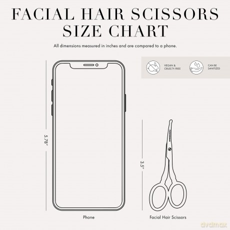 Tweezerman - Facial Hair Scissors