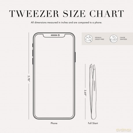 Tweezerman - Pointed Slant Tweezer