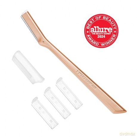 Tweezerman - Retail Facial Razor - Rose Gold - 1