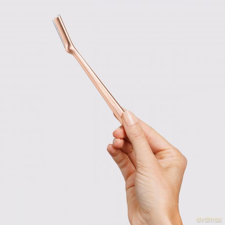 Tweezerman - Retail Facial Razor - Rose Gold - 1
