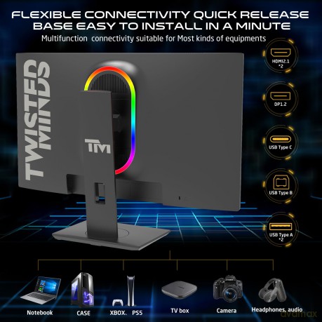 Twisted Minds - UHD 28'' 144Hz 1ms IPS Gaming Monitor TM28EUI
