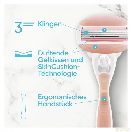 Venus - ComfortGlide Spa Breeze Razor Blades - Pink/White - 12 pcs