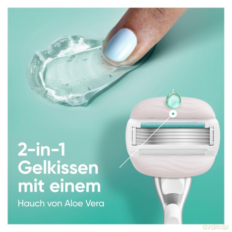 Venus - Pro ComfortGlide Sensitive Razor - Green/White