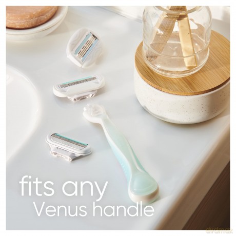 Venus - Pro Smooth Sensitive Razor Blades - Green/White - 3 pcs