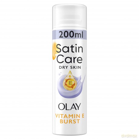 Venus - Satin Care Women's Shave Gel - Vitamin E Burst with Olay - 200 ml