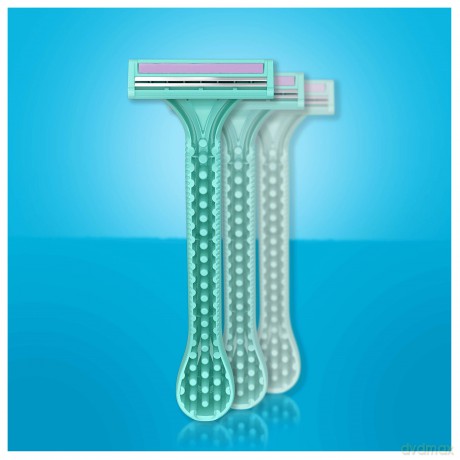 Venus - Simply Venus 2 - Women's Disposable Razors - White/Blue