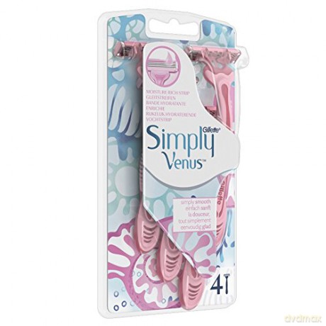 Venus - Simply Venus 3 Disposable Scrapers - Pink/White