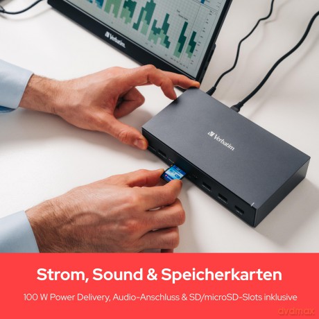 Verbatim - USB-C Pro Docking Station 17 Port CDS-17
