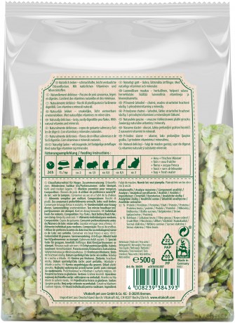 Vitakraft - Vita Verde Nature Flakes pea for rodents 500g (38439)