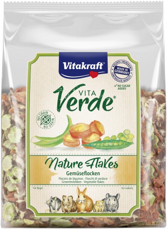Vitakraft - VitaVerde Nature Flakes Vegetables for rodents 400g (38499)