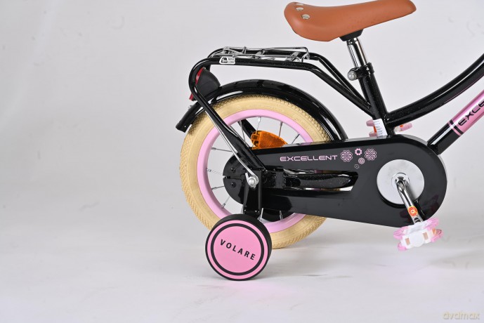 Volare - Children's bicycle 12 - Excellent w/ basket Black (51224)