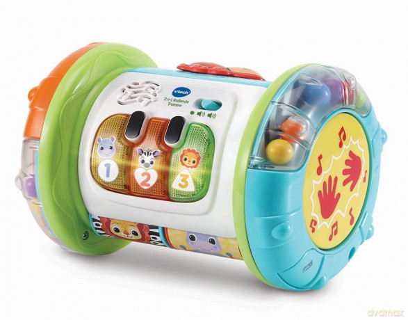 Vtech - 2- In 1 Rolling Explorer Drum DK (950-562632)