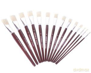 Pędzelki Szczecinowe Płaskie Nr 16 [SZKOŁA]