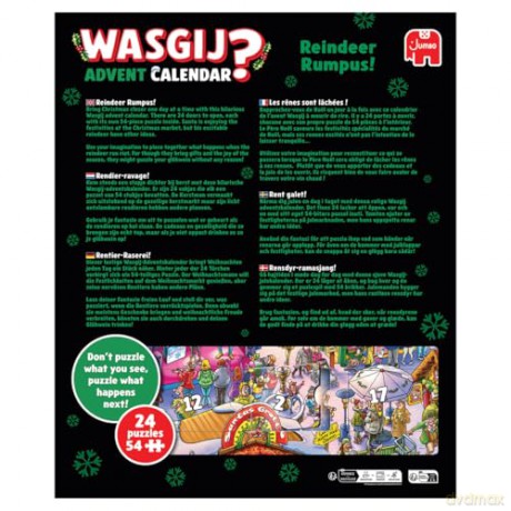 Wasgij - Kalendarz Adwentowy - Puzzle (24x 54 Pieces) (1110100707)
