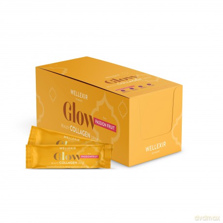 Wellexir - Glow Beauty Drink Passion fruit BOX 50 Pcs