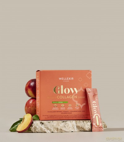 Wellexir - Glow Beauty Drink Peach Ice Tea 30 BOX