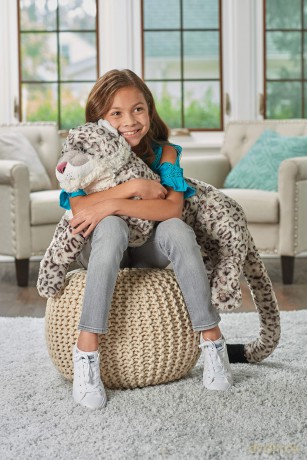 Wild Republic - Plush Toy Jumbo Cuddlekins 76 cm Snow Leopard (808061)