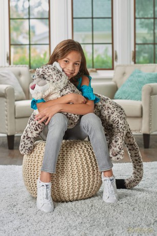 Wild Republic - Plush Toy Jumbo Cuddlekins 76 cm Snow Leopard (808061)