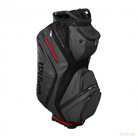 Wilson - Alpine Cart Bag with Embroidery - Black/Grey [SPORT]