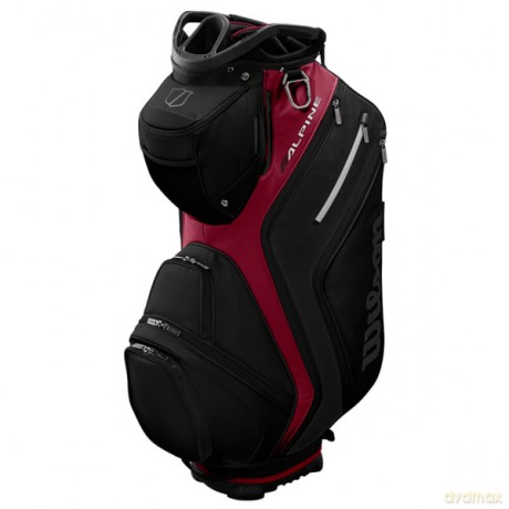 Wilson - Alpine Cart Bag with Embroidery - Black/Red [SPORT]