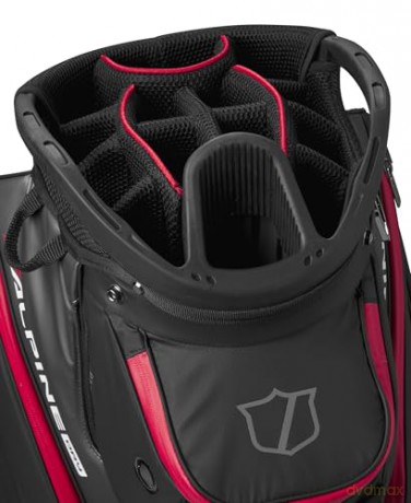 Wilson - Alpine Dry Cart Bag - Black/Grey/Red [SPORT]