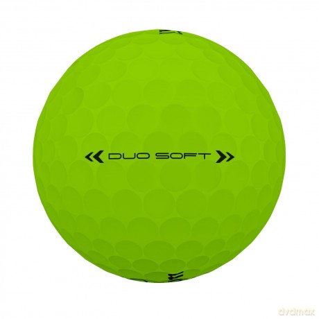 Wilson - DUO Soft Golf Ball - Green - 12 Balls [SPORT]
