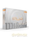 Wilson - DUO Soft Golf Ball - Orange - 12 Balls [SPORT]