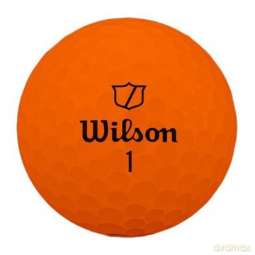 Wilson - DUO Soft Golf Ball - Orange - 12 Balls [SPORT]